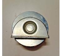 Ruota Per Cancello Ø 100 due Cuscinetti Gola ad U supporto laterale 387/A