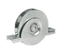Ruota per cancello gola a V con supporto interno 2 cuscinetti - IBFM 393/A