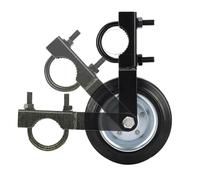 Ruota per cancello per carichi pesanti per cancelli in legno - Acciaio/ 25,4 cm, Rotella resistente alle intemperie | Hardware per porte scorrevoli per aziende agricole, vialetti e proprietà comm