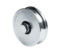 RUOTA PER CANCELLO SCORREVOLE CON PERNO GOLA "U" CON CUSCINETTO VARIE MISURE