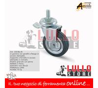 RUOTA PER CARRELLO RUOTE PER CARRELLI INDUSTRIALI VARI MODELLI-ACCIAIO TERMOTEX