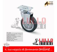 RUOTA PER CARRELLO RUOTE PER CARRELLI INDUSTRIALI VARI MODELLI-ACCIAIO TERMOTEX