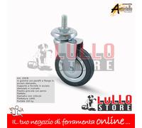 RUOTA PER CARRELLO RUOTE PER CARRELLI INDUSTRIALI VARI MODELLI-ACCIAIO TERMOTEX