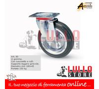 RUOTA PER CARRELLO RUOTE PER CARRELLI INDUSTRIALI VARI MODELLI-ACCIAIO TERMOTEX