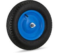 RUOTA PER CARRIOLA PNEUMATICA 3.50/8 MODELLO VESPA CARRIOLE ASSE CORTO CAMERA D