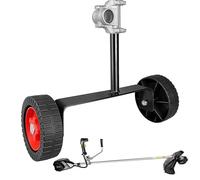 Ruota per decespugliatore a corde, Regolabili Ruote Ausiliarie Attacco Tosaerba, Ruote Di Supporto Per Tosaerba Decespugliatore, Ruote Tagliaerba per Tagliaerba da 26mm-28mm