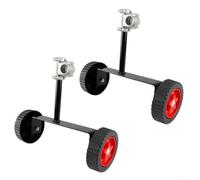 Ruota per decespugliatore a spinta con angolo regolabile di 180 gradi e altezza per un funzionamento efficiente del tosaerba su diverse superfici (26 mm)