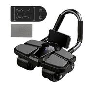 Ruota per Esercizi Addominali e di Allenamento - con Supporto per i Gomiti Strumento Fitness - Ruota per Addominali con Porta Telefono Integrato | Per Casa Ufficio Esterno Garage Interno Camera Da Dor