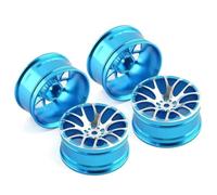 Ruota Per HPI Per HSP 94123 94122 94103 Per 3Racing D4 D3 CS 1/10 | Il cerchione in alluminio leggero migliora risposta precisa dello sterzo costruzione di prestazioni. Rc Pneumatici Set