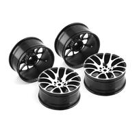 Ruota Per HPI Per HSP 94123 94122 94103 Per 3Racing D4 D3 CS 1/10 | Il cerchione in alluminio leggero migliora risposta precisa dello sterzo costruzione di prestazioni. Rc Pneumatici Set