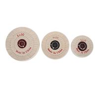 Ruota per lucidatura per lucidatura Strumento per la lavorazione di creazione di gioielli Set di ruote per lucidatura in tessuto premium per lucidatura di orologi da gioielli 3