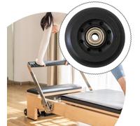 Ruota per Pilates Reformer nera, resistente all'usura, facile da installare,
