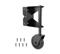 Ruota per porta scorrevole regolabile da 4" con molla per cancello per cancelli recinzione e ingressi domestici Dispositivo scorrimento per porta recinzione