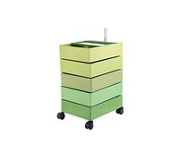 Ruota per ricevere comodino portatile contratto e contemporaneo Locker Locker Web Celebrity Cosmetics (colore: verde, dimensioni: il tutto) (verde l'intero)