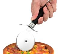 Ruota per tagliapizza, ruota e tagliapizza in acciaio inox con impugnatura comoda, ruota di taglio per macchina per pasta, protezione del pollice, per biscotti e altri prodotti a sfera