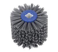 Ruota per Trafilatura a Filo 120x100 Mm, Grana 80, Smerigliatrice Angolare Multifunzionale, Strumento per Lucidare la Ruota con Attacco per Ruota Abrasiva, per Lucidatura e