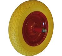 RUOTA PIENA GIALLA PER CARRIOLA MAURER ASSE 200- silicone