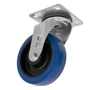 Sealey Ruota Girevole In Gomma Elastico Blu Pesante 160Mm - Trade Scw3160