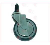 RUOTA PIVOTANTE SENZA FRENO Ø 125x30 mm - ESP. QUADRA 20 mm