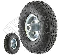 RUOTA PNEUMATICA 260X85 MM CON BOCCOLA 2PR CARRELLO MOZZO IN METALLO RICAMBIO