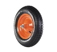 RUOTA PNEUMATICA 350X80 CON CUSCINETOT PER CARRIOLA ASSE 116 (29224)