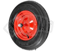 RUOTA PER CARRIOLA PNEUMATICA 3.50 - 8 CARRIOLE ASSE 110-170mm CUSCINETTO
