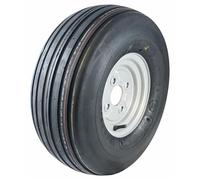 Ruota Pneumatica Ama 16x6.50-8" Rigata con Cerchio 4 Fori Fiat