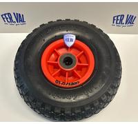 RUOTA PNEUMATICA CERCHIO NYLON PER CARRELLO ERCOLE MISURA DIAM. 260X85 0377/1800