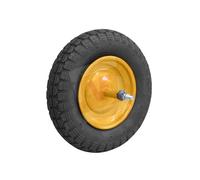 Utilia ruota pneumatica x carriola eurostark mis.350-8 asse cm.20.5/perno cm.26