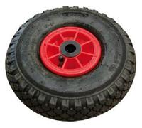RUOTA PNEUMATICA X BRAVETTA MOZZO CENTRATO HAND 3,00X4" DISCO PLT F.MM 20 CARREL