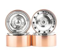 Ruota Pneumatici Beadlock In Ottone 1,9" Per 1/10 Auto Cingolata | Mozzi ruota ottone massiccio 1.9 aggiungono peso critico una stabilità laterale superiore sui 1/10. Pneumatici