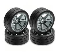 Ruota Pneumatici Per Tamiya Per TT01 Per TT02 XV01 TA06 1/10 Rc | Ruote da deriva in alluminio pneumatici in gomma 1/10 offrono un controllo preciso dello scorrimento RC