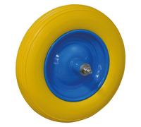 RUOTA POLIURETANICA PIENA PER CARRIOLA con cuscinetto int. mm 125