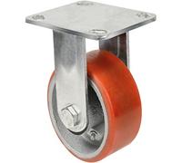 Ruota Poliuretano D 100 x 32 Piastra Fissa Export