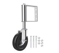 Ruota porta ad alte prestazioni con molla regolabile per oscillazione uniforme, adatta per erba, ghiaia e superfici in cemento, ruota in legno