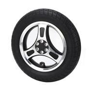 Ruota posteriore 10 pollici con in lega di alluminio 6 fori a basso rumore pneumatico gonfiabile per carrello a mano 80 kg carico deroso poliuretano non slip design