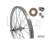 Ruota Posteriore 24 x 1.75 + Pignone 18 Denti Bici Graziella - MTB