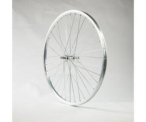 Ruota posteriore 28 pollici 700C asse con dadi 122 mm - PNA ( Argento / 622mm (622-19mm) )