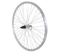 Ruota posteriore alluminio doppia parete cassetta mozzo cerchio Velox Er10 500 9-8V. 19C Argenté