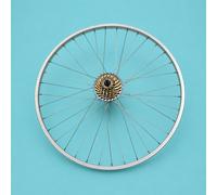 Ruota posteriore bici 26x1 3/8 7v
