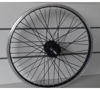 RUOTA POSTERIORE BMX 20" NERA ALL. - PERNO 14 mm