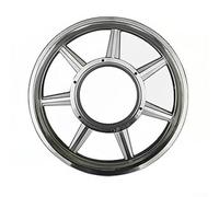 Ruota posteriore da 35,5 cm, in lega di alluminio, 35,5 x 4,4 cm, pieghevole, mozzo di trasmissione per bici elettrica, prestazioni stabili per la sostituzione della bicicletta elettrica (G)