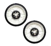 Ruota posteriore di ricambio per tosaerba con ingranaggi in plastica dura a 38 denti e battistrada in gomma, compatibile con tosaerba Toro 22" Recycler Push Mower modelli dal 20332 al 20958 (2 pezzi)