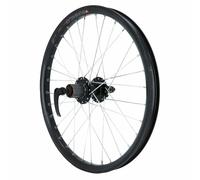 Ruota posteriore disco in alluminio doppia parete mozzo 6 fori cassetta 10-9-8v Velox Kargo - Vae - E-Bike Argenté