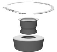 Ruota Posteriore F1 Cerchio Pneumatico Scala 1:10 Formula 1 2018 3D