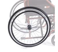 Ruota posteriore in PU Ø 60 cm per carrozzina pieghevole modello CP100B E CP100R Art. CPR413