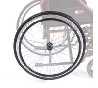 Ruota Posteriore in PU 60 cm per Sedia a Rotelle Carrozzina Pieghevole Moretti