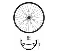 Ruota Posteriore MTB 27,5' Tubeless Ready Shimano 10/11/12V con Disco e Sistema BOOST