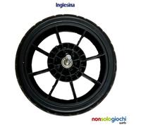 Ruota posteriore passeggino now colore nero 9G84700S00 INGLESINA nuovo-Italia