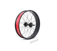 Ruota Posteriore per Bici Fat da 20x4.0 Pollici, Ruota Posteriore per Bici da Neve/Spiaggia da 24/26 Pollici, Raggi 36x14G, Freno a Disco, sgancio rapido, mozzo Posteriore da 195 mm, 36 Fori, Cerchio